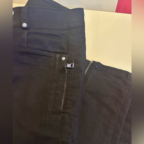 BALMAIN black skinny moto denim jeans - Picture 4 of 13